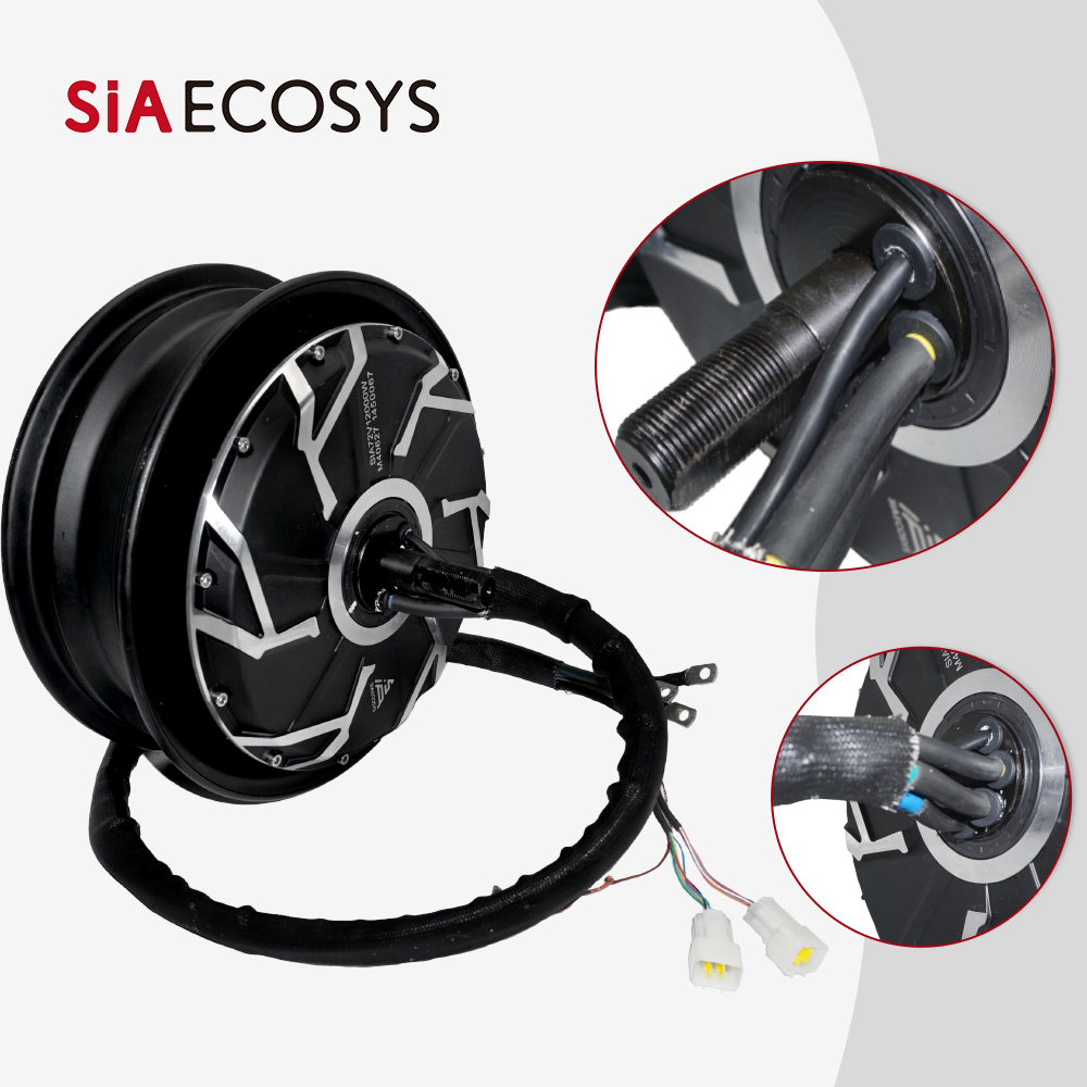 QSMOTOR 12 Inch 12000W 72V 150 - 12000W Electric Motorcycle Hub Motor recension och pris